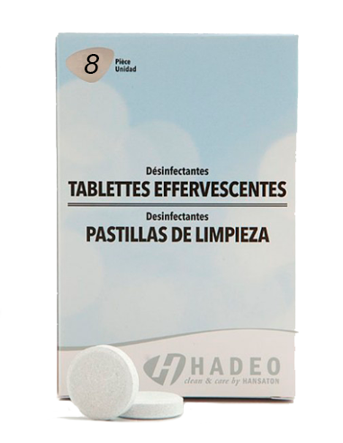 CAJA PASTILLA DESHUMIFICADORA HADEO (8 UNIDADES DE PASTILLAS.)
